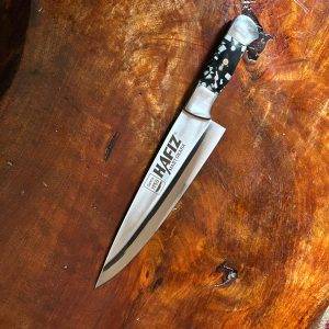 Experience professional-grade performance with our premium knives—crafted from high-carbon stainless steel for unmatched sharpness and long-lasting durability. Designed for chefs and home cooks alike, our knives offer perfect balance, ergonomic comfort, and effortless precision with every cut. Every knife is a blend of traditional craftsmanship and modern technology—made to stay sharp, resist corrosion, and elevate your kitchen experience. From chopping vegetables to carving meat, our knives provide the control and accuracy you need to cook with confidence. Built to handle everyday use with professional results, these knives are more than tools—they’re kitchen essentials