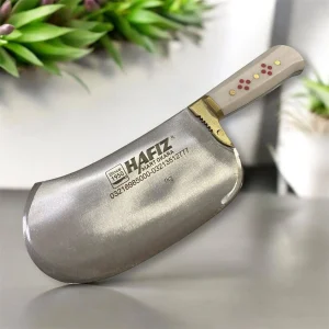 white fiber handle mango shape cleaver for meat cutting